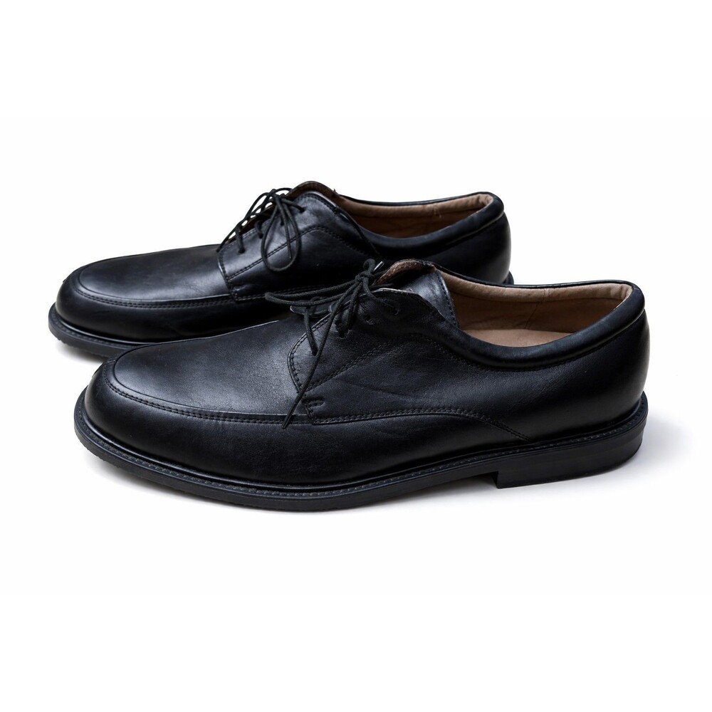 Florsheim Postino Moc Toe Oxford Black Leather Dress Shoes Men's Size 14